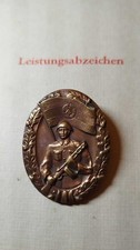 DDR Leistungsabzeichen der NVA mit Urkunde 