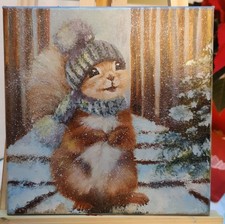 Glückliches Eichhörnchen