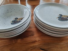 Winterling Geschirr Serie Duck, handdekoriert, spülmaschinenfest, 10 Teile