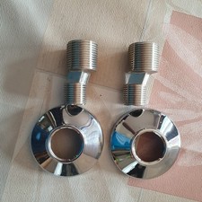 Grohe S-Anschlussset mit Rosette 2 Stück 1/2"x 3/4" Versatz 10mm