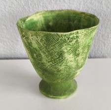 Blumentopf  Blumenkübel Pflanzen Kübel auf Sockel Kelch Vase Deko Grün KEHRLE