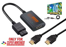 SNES / Super Nintendo HD-Anschluss Adapter Konverter 🆕✅ mit o. ohne Kabel (NEU)
