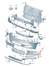 VW Phaeton 3D Stoßstange