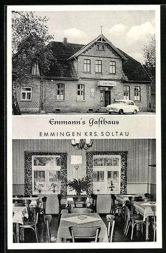 Ansichtskarte emmingen - ansichtskarte,
