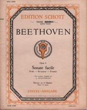 Noten: Sonate facile D Dur