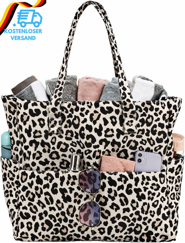Strandtasche leopard - strandtasche,
