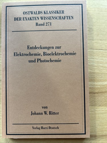 Johann ritter entdeckungen - johann, w.