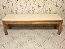 4x Massivholz Bank Eiche