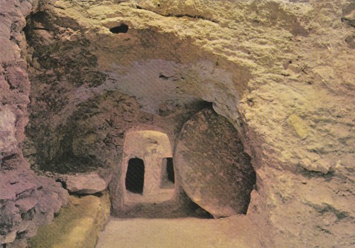 Nazareth grabmal und loculi - nazareth,
