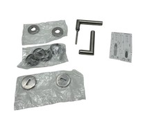 HOPPE Türgriffe Türbeschlag Drückergarnitur Rosetten-Garnitur Amsterdam Edelstah