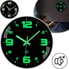 Wanduhr Funkuhr Leuchtend mit
