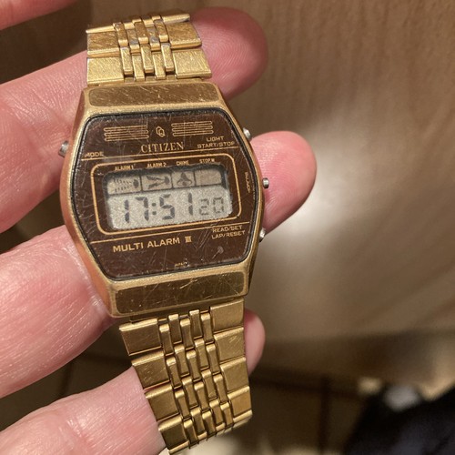 Citizen lcd vintage alarm - citizen,
