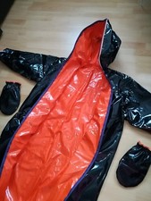 Adult Baby Schlafsack OVERALL GUMMI LACK PLASTIK PVC GEFÜTTERT SLEEPING BAG