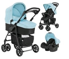 hauck Kinderwagen »Shopper Trioset«, Babywanne ,Babyschale und Sportsitz 