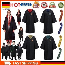 Harry Potter Kostüm Robe Mantel Umhang Krawatte Gryffindor SlytherinHufflepuff🌀
