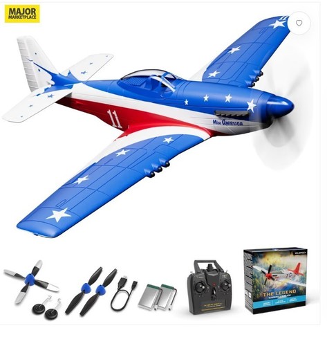Volantex mustang blau - p-51,