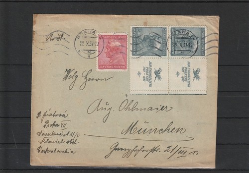 Tschechoslowakei brief prag - tschechoslowakei,
