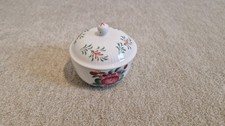 Zuckerdose Ostfriesische Rose handgemalt, AW August Warnecke