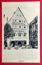 AK JENA um 1918 Weinstuben Weinhandlung Zigarren Import Paul Göhre    ( 14347