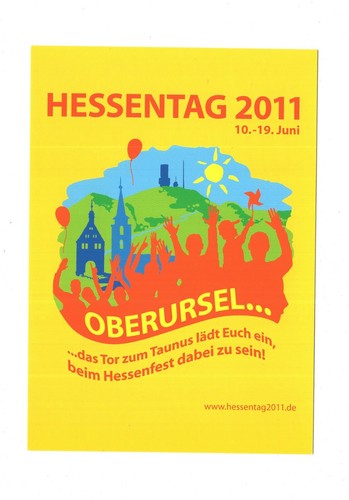 Ansichtskarte hessentag - ansichtskarte,