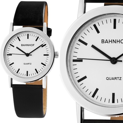 Herrenuhr bahnhofsuhr band - herrenuhr,