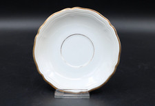 Seltmann Weiden Marie Luise Untertasse Unterteller weiß Goldrand Porzellan Ø 15