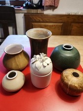 Sechs handgearbeitete /