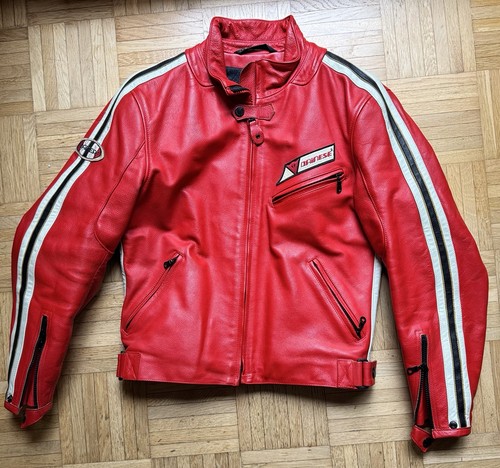 Dainese leder jacke rot - dainese,