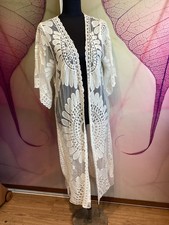 Rebellion Feiner Spitzen-Mantel - Urlaub - creme - GR M - Neu 