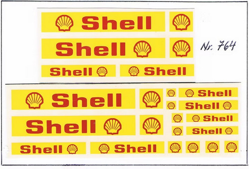 Decals shell embleme - 1:87, "shell