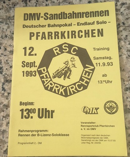 Programm speedway sandbahn - speedway,