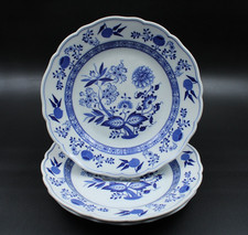 3x Hutschenreuther Zwiebelmuster Speiseteller Teller Porzellan Ø 25,5 II. Wahl