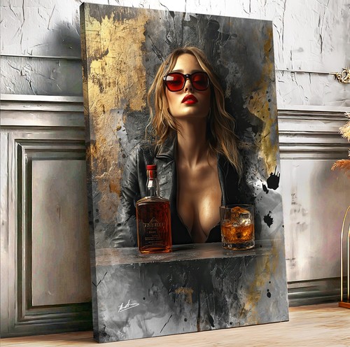 Leinwand bilder whiskey - bilder, bar