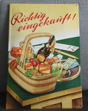 Reklame schild Blech Lebensmittel Maggi Erzeugnisse Top Zustand