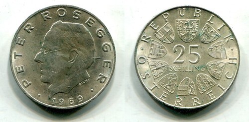 Schilling österreich 1969 - 25,