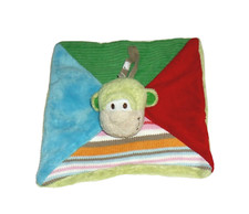 Happy Horse Affe Kuscheltuch Schmusetuch Schnuffeltuch grün blau rot orange bunt