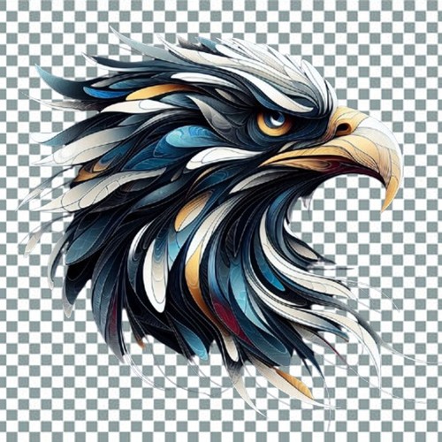 Bunter abstrakter adler png - abstrakter,
