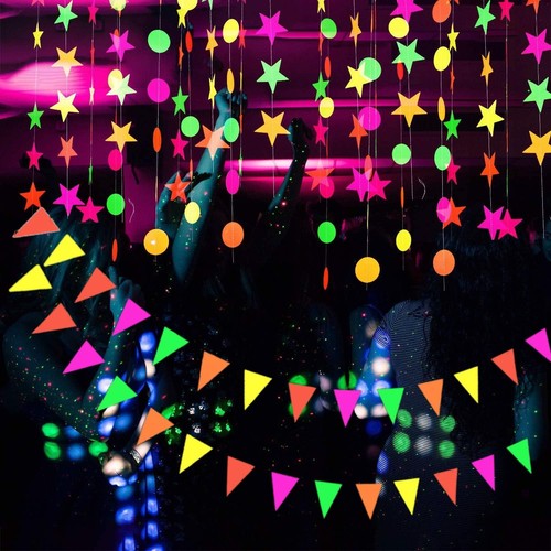 Schwarzlicht party deko 3 - schwarzlicht, deko,