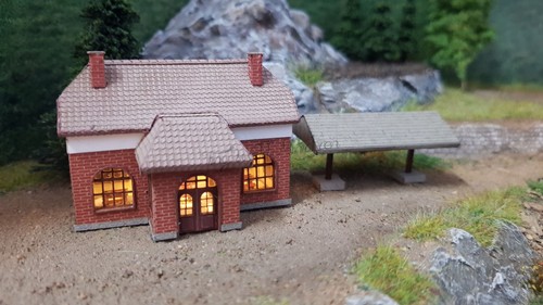 Bahnhof landblick bausatz - bahnhof,