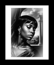 Black white photo print - white,