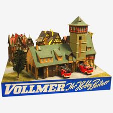 Vollmer Feuerwehrhaus H0 1:87