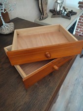 2 kleine alte Schublade Schubkasten Holzkiste shabby Vintage retro Deko