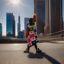 Selbstgestrickt und Entworfen Strick Mantel Limited Edition