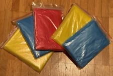Regenponcho 5-er SET Einweg Cape Festivalponcho Fahrradponcho Regencape Regen