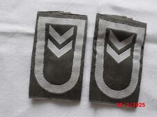 Bundeswehr Dienstgradabzeichen, Rangschlaufen für Schulterklappen oliv/weiß