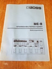Bedienungsanleitung Boss ME-8 - Guitar Multiple Effects -Multieffekt Gerät