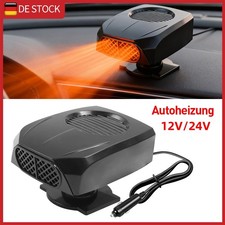 2 in1 Auto Heizlüfter 12V 800W KFZ Zusatzheizung Keramik Heizer Scheibenenteiser