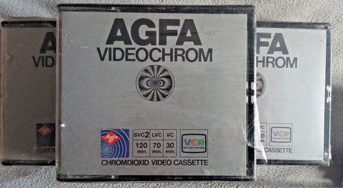 Agfa vcr video tape - , chrome