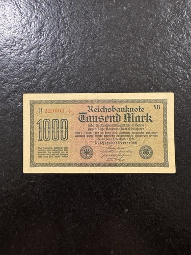 Reichsbanknote 1000 mark - 1000,