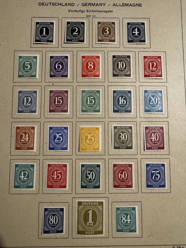 Sbz briefmarkensammlung - sbz,